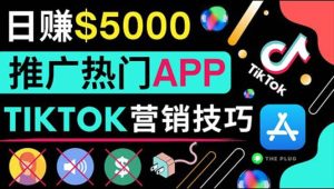 无需露脸，无需录音，无需投资，TIKTOK上传短视频，最高日入5000美元-克用笔记
