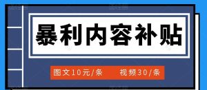 百家号暴利内容补贴项目，图文10元一条，视频30一条，新手小白日赚300-克用笔记