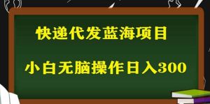2023最新蓝海快递代发项目，小白零成本照抄-克用笔记