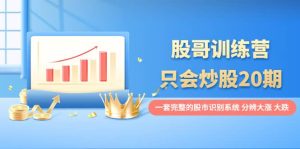 股哥训练营·只会炒股20期：一套完整的股市识别系统，分辨大涨、大跌-克用笔记