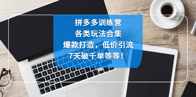 拼多多训练营：各玩法合集，爆款打造，低价引流，7天破千单等等-克用笔记