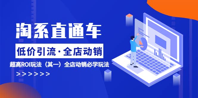 淘系直通车《低价·引流 全店·动销》超高ROI玩法（其一）全店动销必学玩法-克用笔记