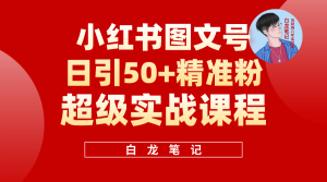 小红书图文号日引50 精准流量，超级实战的小红书引流课，非常适合新手-克用笔记
