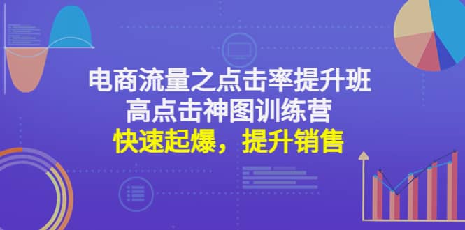 电商流量之点击率提升班 高点击神图训练营：快速起爆，提升销售-克用笔记