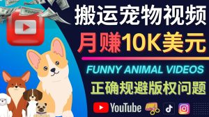 搬运TIKTOK视频到YouTube，并进行二次创作，月赚1万美元以上-克用笔记