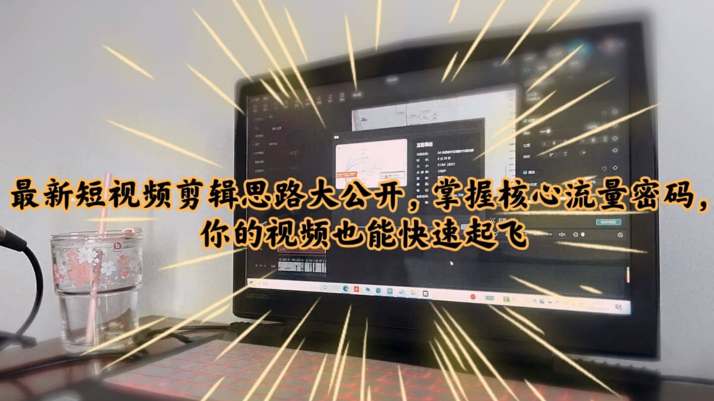 最新短视频剪辑思路大公开，掌握核心流量密码，你的视频也能快速起飞-克用笔记