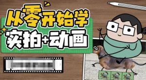 从零开始学实拍加动画，实拍加动画创意教程（49节视频课）-克用笔记