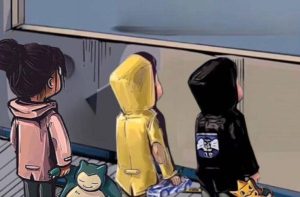 橱窗看车男孩汽车头像制作项目-克用笔记