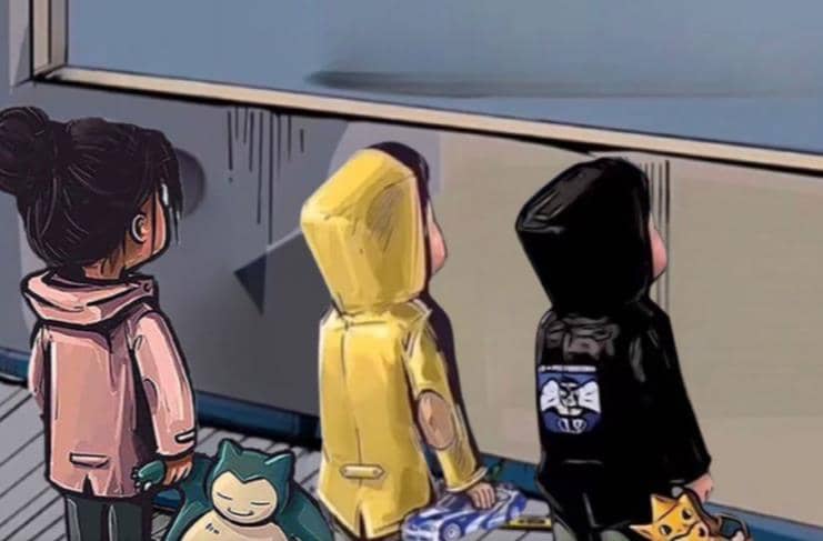 橱窗看车男孩汽车头像制作项目-克用笔记
