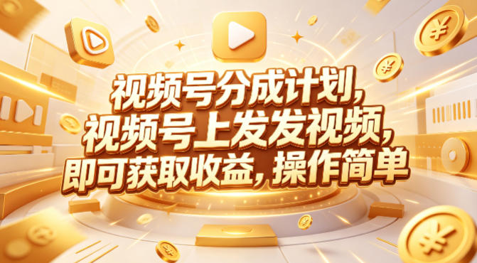 视频号分成计划，599元众筹的Red团队课程，视频号上发发视频，即可获取收益，操作简单-克用笔记