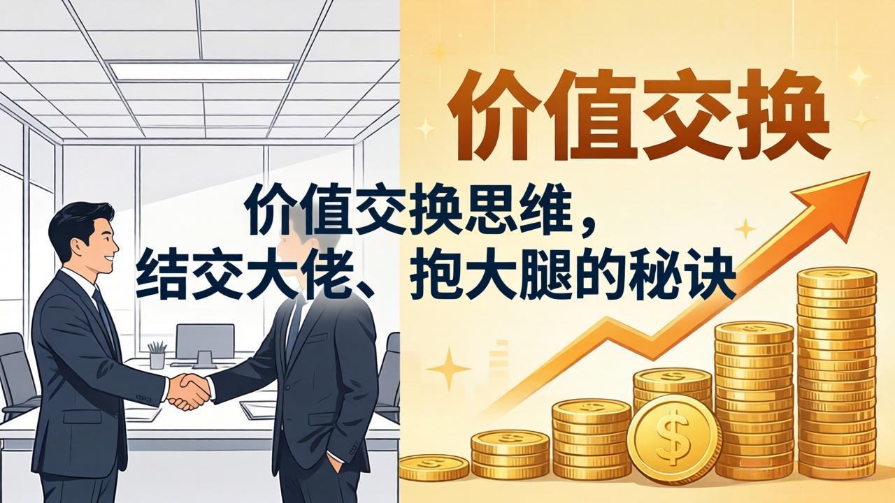 某付费文章：价值交换思维，结交大佬、抱大腿的秘诀-克用笔记