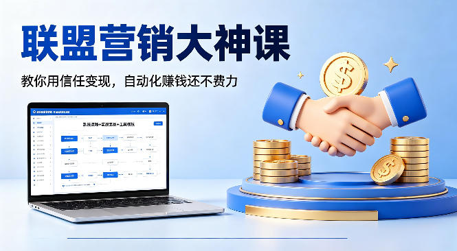 联盟营销大神课，教你用信任变现，自动化賺钱还不费力【原创双语字幕】-克用笔记