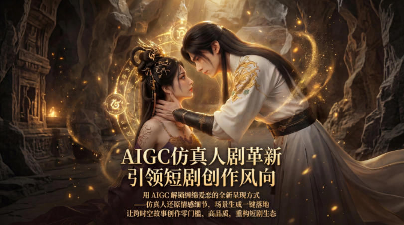 AIGC仿真人《合欢宗》短剧教学，用AIGC解锁缠绵爱恋的全新呈现方式，让跨时空故事创作零门槛、高品质，重构短剧生态-克用笔记