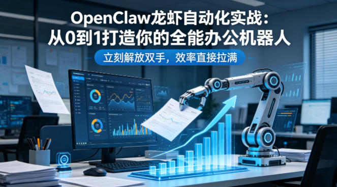 OpenClaw龙虾自动化实战：从0到1打造你的全能办公机器人，立刻解放双手，效率直接拉满-克用笔记