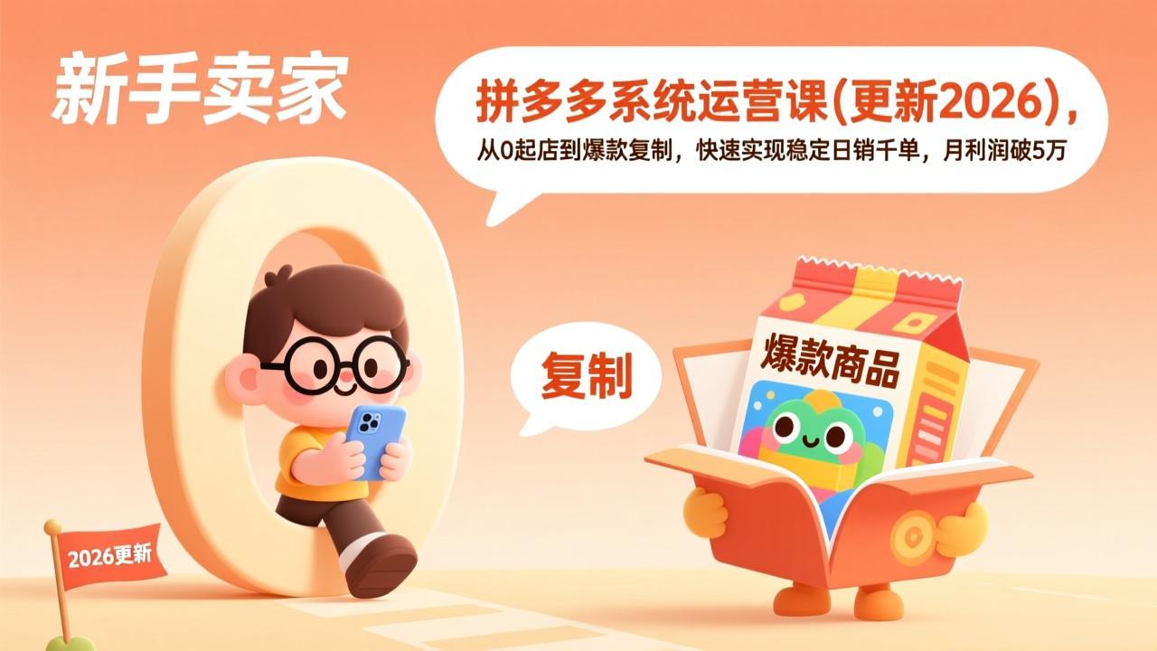 拼多多系统运营课(更新4月-克用笔记