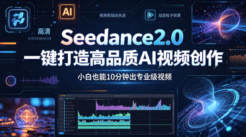 Seedance2.0一键打造高品质AI视频创作，小白也能10分钟出专业级视频-克用笔记