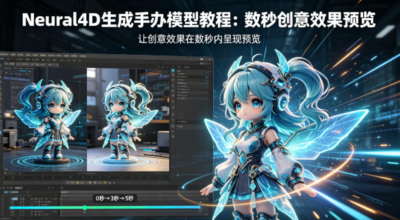 Neural4D生成手办模型教程，让创意效果在数秒内呈现预览-克用笔记