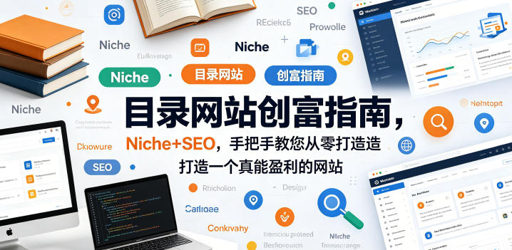 目录网站创富指南，Niche+SEO，手把手教您从零打造打造一个真能盈利的网站【原创双语字幕】-克用笔记
